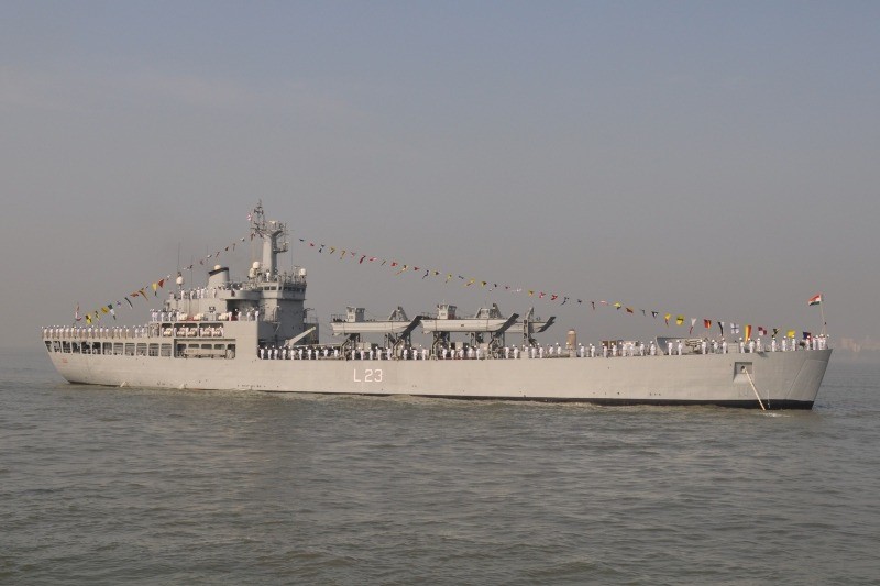 Magar Class Indian Amphibious Ship (B)